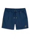 Baja Llama Men's Fort Knox Swim Shorts In Navy In Blue