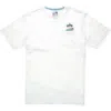 Baja Llama Palmy Waves In White