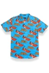 Baja Llama Men's Purrfect Woman - Blue Nighthawk™ Button Up In Blue
