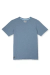 Baja Llama Slub Pima Tee In Blue