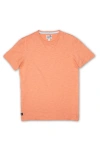 Baja Llama Slub Pima Tee In Coral