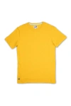 Baja Llama Slub Pima Tee In Gold