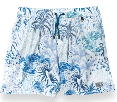 Baja Llama White Hot Tropics Swim Short