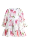 BAKER BY TED BAKER FLORAL CHIFFON DRESS