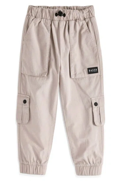 Baker By Ted Baker Kids' Cotton Cargo Pants In Neutral