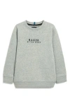 Baker By Ted Baker Kids' Logo Cotton Graphic Sweatshirt In Gray