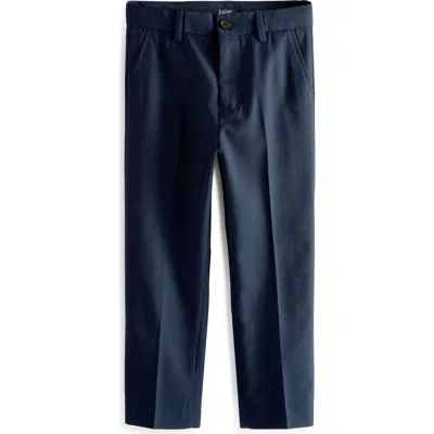 Baker By Ted Baker Kids' Solid Suit Pants In Blue