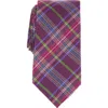 Baker By Ted Baker Ted Plaid Silk Blend Tie In Magenta