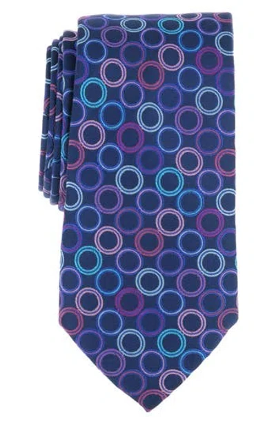 Baker By Ted Baker Wilhem Circle Dot Tie In Navy