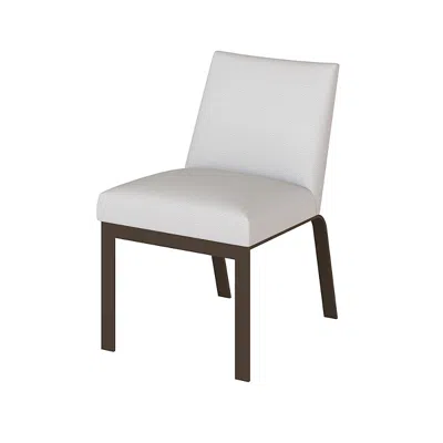 Baker Furniture Ezra Side Chair In White