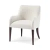 Baker Furniture Kipton Arm Chair, Chocolate Mink Finish