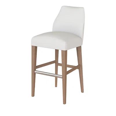 Baker Furniture Kipton Barstool, Toffee Finish