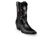 BALA DI GALA WOMEN'S ITALIAN WESTERN PREMIUM LEATHER SHOW BOOTS IN BLACK