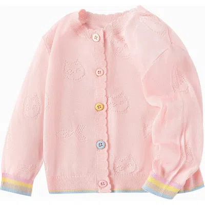 Balabala Babies'  Pastel Pals Knit Cardigan