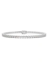 Balacia Diamond Tennis Bracelet In Silver