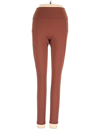 Pre-owned Balance Athletica Active Pants In Brown