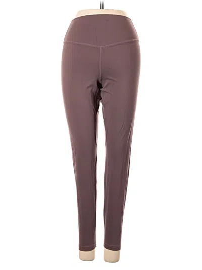 Pre-owned Balance Athletica Active Pants In Brown