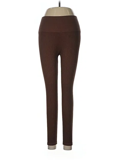 Pre-owned Balance Athletica Active Pants In Brown
