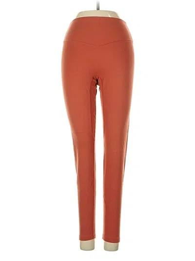 Pre-owned Balance Athletica Active Pants In Orange