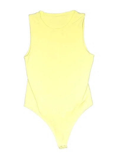 Pre-owned Balance Athletica Bodysuit In Yellow