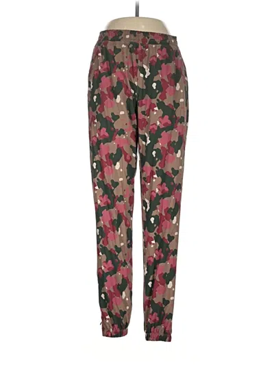 Pre-owned Balance Athletica Casual Pants In Burgundy