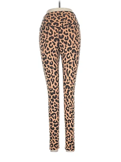 Pre-owned Balance Athletica Leggings In Brown