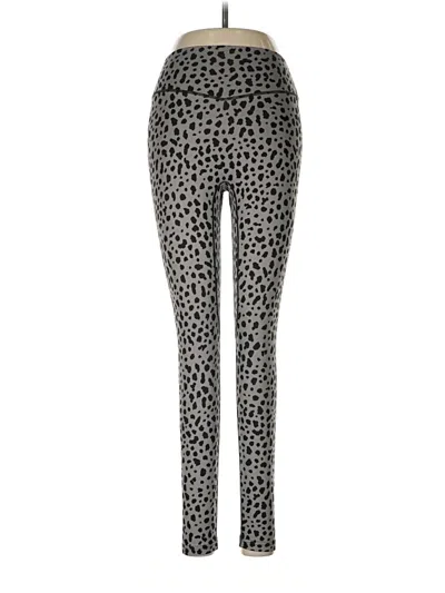 Pre-owned Balance Athletica Leggings In Silver