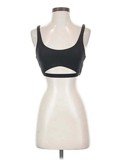 Pre-owned Balance Athletica Swimsuit Top Black Strapless Neckline Swimwear