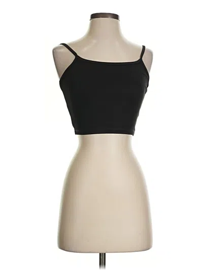 Pre-owned Balance Athletica Tank Top Black Strapless Neckline Tops