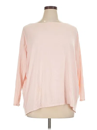 Pre-owned Balance Collection 3/4 Sleeve T-shirt In Pink