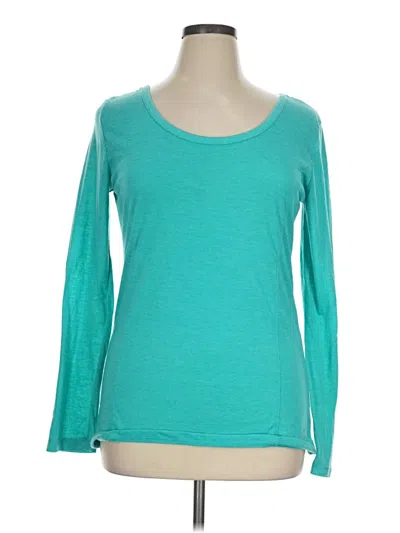 Pre-owned Balance Collection 3/4 Sleeve T-shirt In Teal