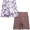Balance Collection Assorted 2-pack Bike Shorts In Sparrow/blue Iris
