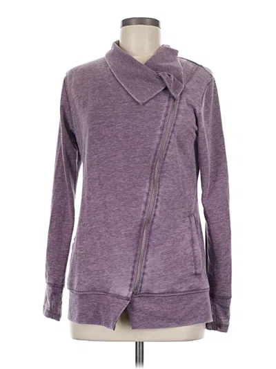Pre-owned Balance Collection Cardigan Sweater In Purple