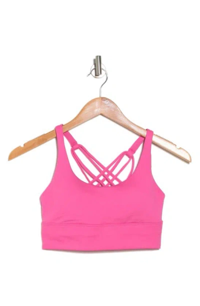 Balance Collection Crossback Sports Bra In Shocking Pink