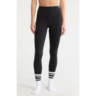 Balance Collection Easy Ankle Leggings & Socks Set In Black