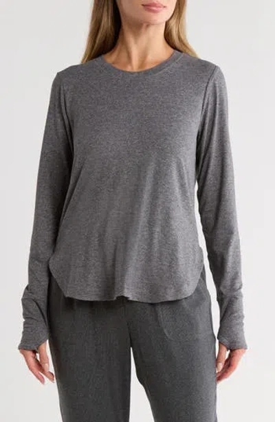 Balance Collection Hailey Long Sleeve Top In Gray