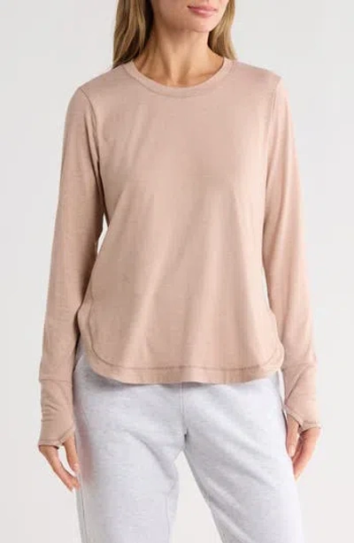 Balance Collection Hailey Long Sleeve Top In Pink