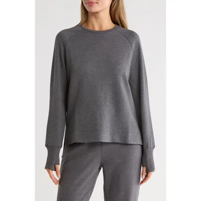Balance Collection Kamari Texture Pullover In Gray