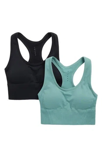 Balance Collection Lillian Assorted 2-pack Seamless Sports Bras In Multi