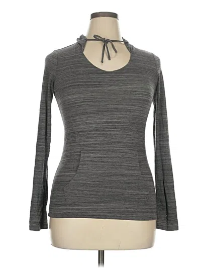 Pre-owned Balance Collection Long Sleeve Top Gray Turtleneck Tops