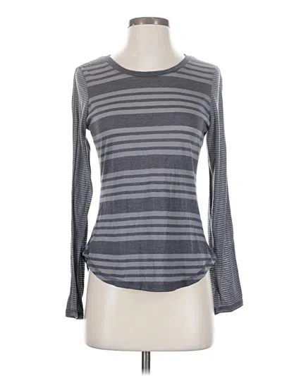Pre-owned Balance Collection Long Sleeve T-shirt In Gray
