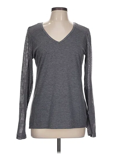 Pre-owned Balance Collection Long Sleeve T-shirt In Gray