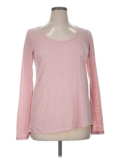 Pre-owned Balance Collection Long Sleeve T-shirt In Pink