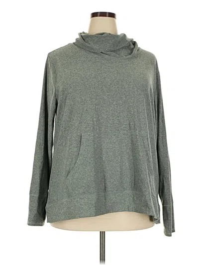 Pre-owned Balance Collection Long Sleeve Turtleneck In Gray