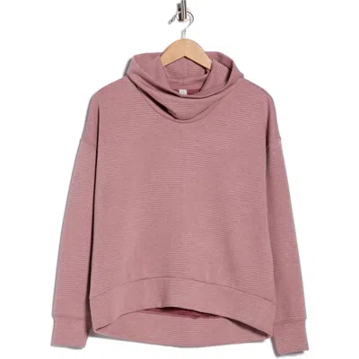 Balance Collection Marci Long Sleeve Turtleneck Top In Pink