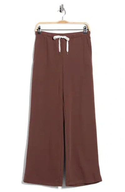 Balance Collection Marley Wide Leg Drawstring Pants In Burgundy