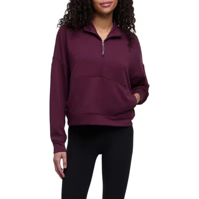 Balance Collection Moxie Half Zip Pullover In Purple