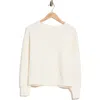 Balance Collection Nancy Quilted Pullover Sweatshirt In White