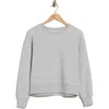 Balance Collection Nancy Quilted Pullover Sweatshirt In Gray