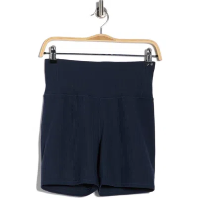 Balance Collection Piper 5-inch Ribbed Bike Shorts In Blue